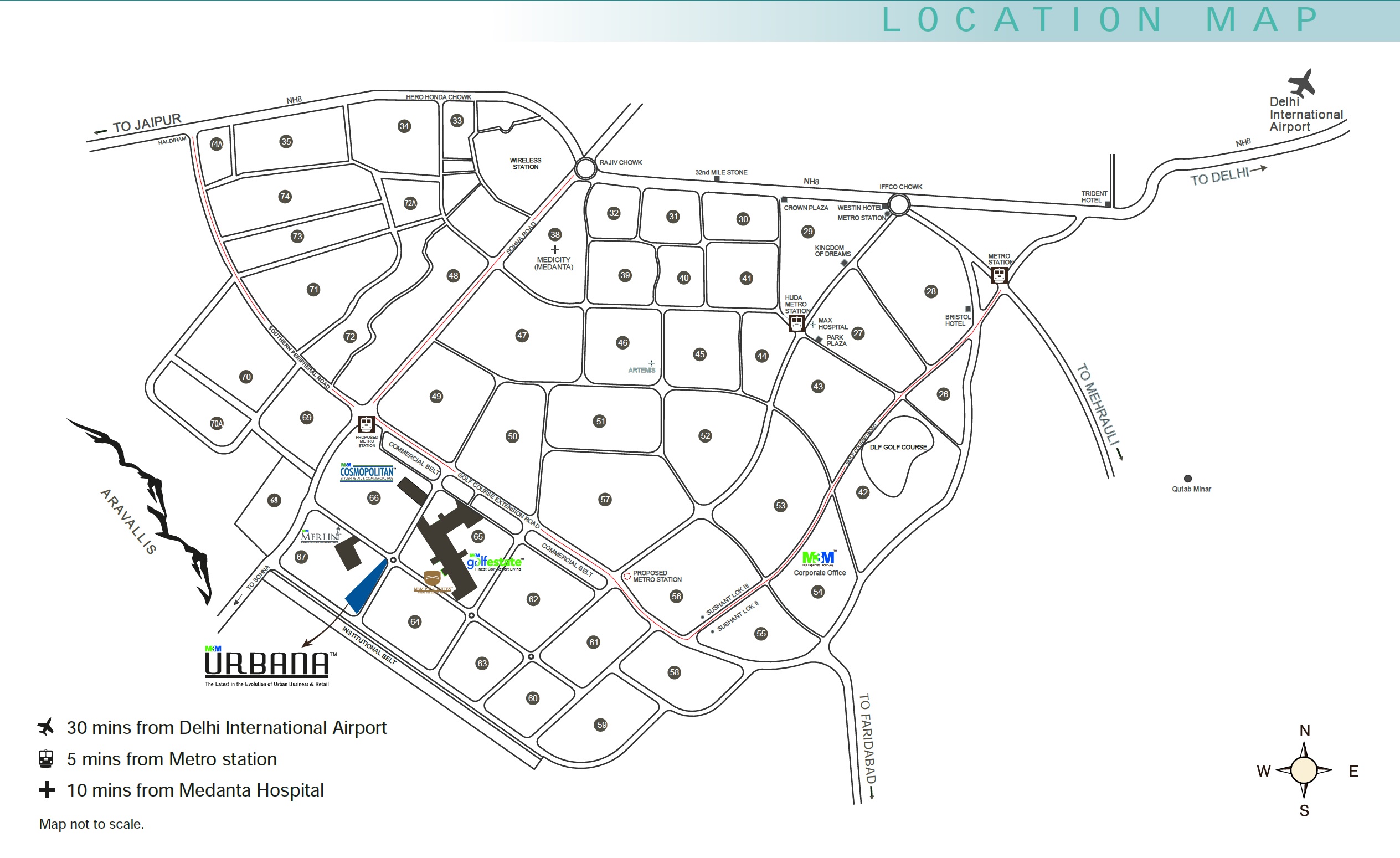 M3m urbana food court