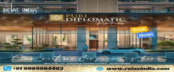 Discover Luxury Living at Puri Diplomatic Residences, Sector 111, Gurugram